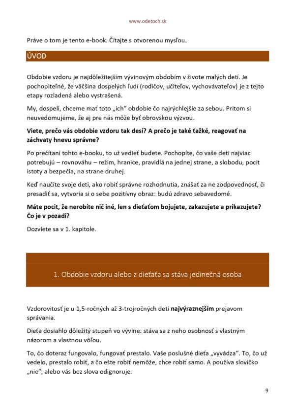 Obdobie vzdoru – ako ho zvládnuť? Príručka pre rodičov. - Image 3